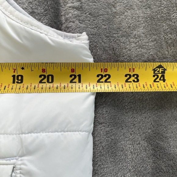 Under Armour Notre Dame Reversible Full Zip Puffer Vest Womens L Navy White - Picture 4 of 9